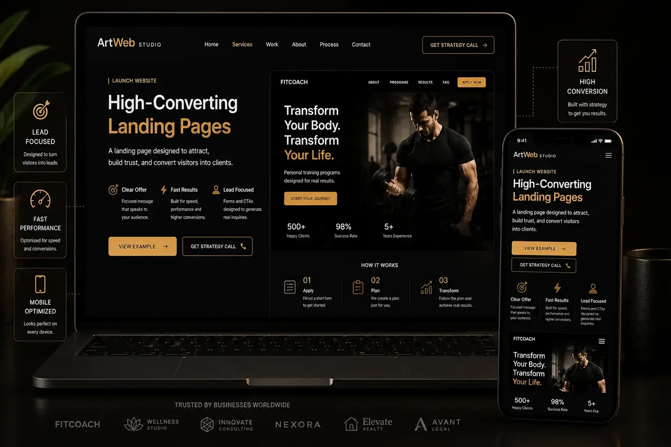 Launch website preview