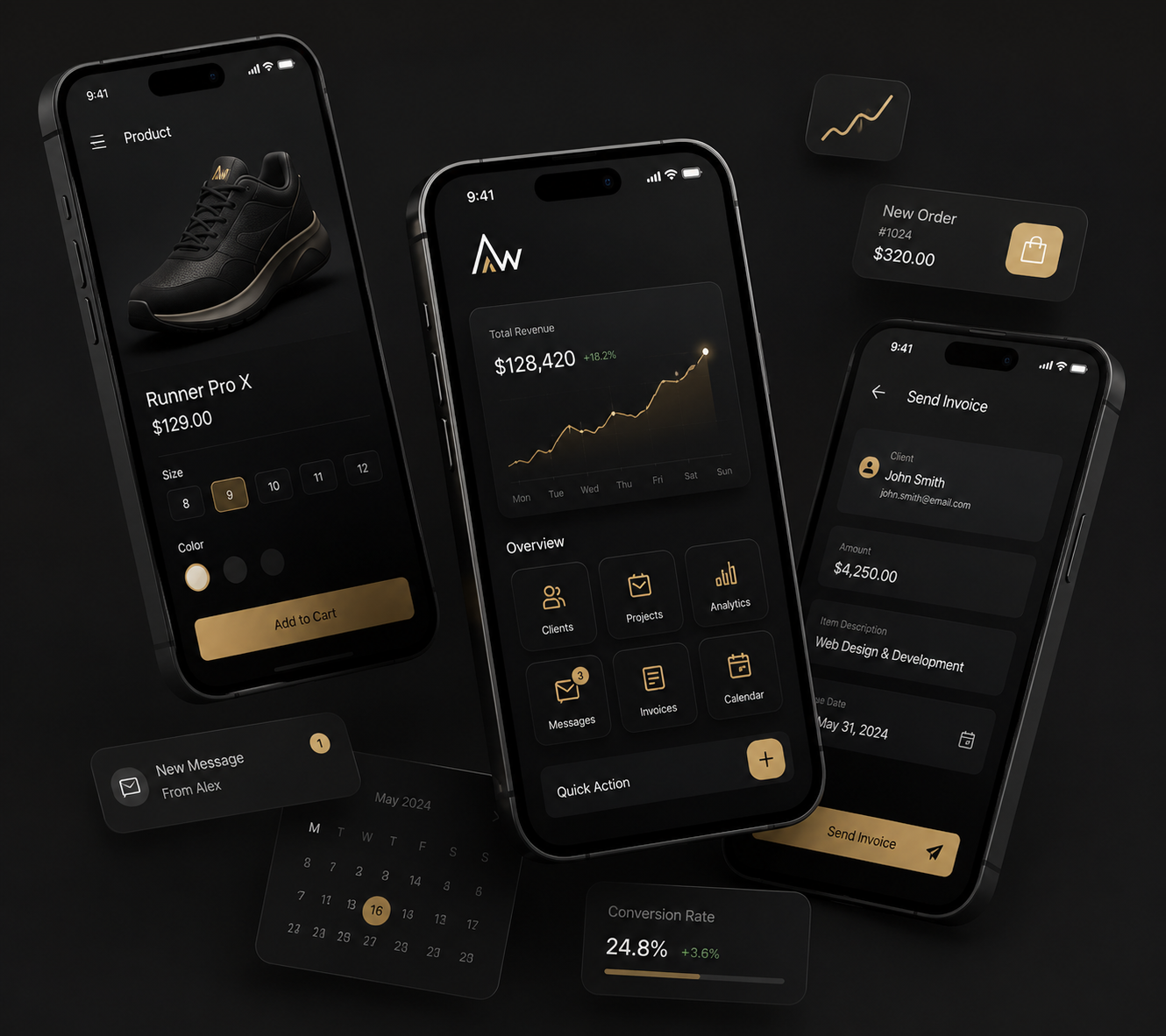 Personal brand website preview