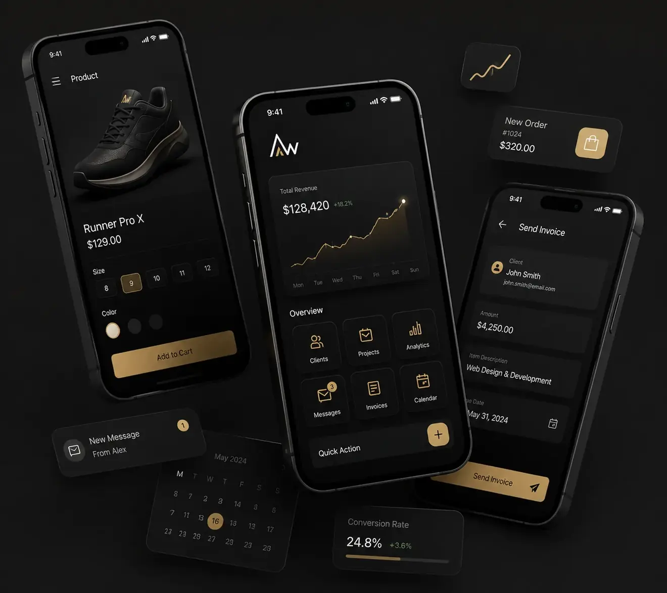 Personal brand website preview