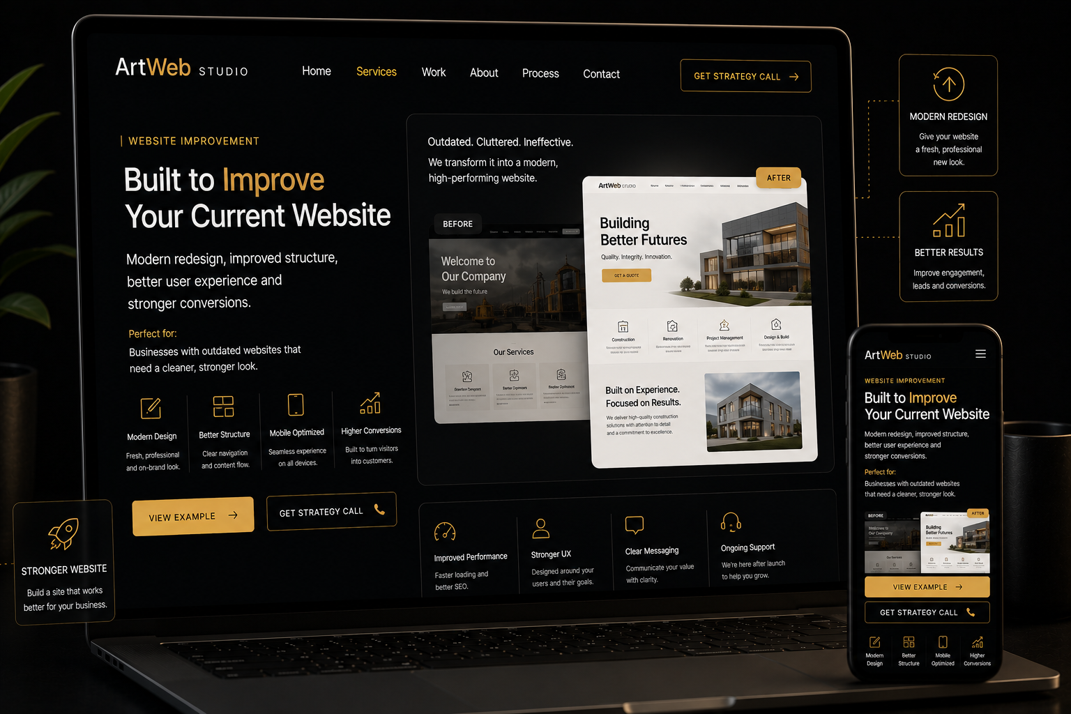 Website refresh preview